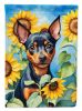 Min Pin in Sunflowers House Flag
