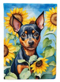 Min Pin in Sunflowers House Flag