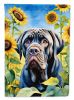 Mastiff - Neapolitan - in Sunflowers House Flag