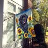 Newfoundland 1 in Sunflowers House Flag