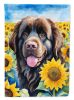 Newfoundland 2 in Sunflowers House Flag
