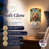 Otterhound in Sunflowers Ceramic Nightlight