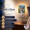Rat Terrier in Sunflowers Ceramic Nightlight