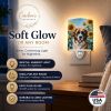Saint Bernard in Sunflowers Ceramic Nightlight