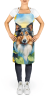Sheltie/Shetland Sheepdog in Sunflowers Apron