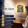 Tibetan Terrier in Sunflowers Ceramic Nightlight