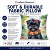 Affenpinscher 6344 Luau Throw Pillow