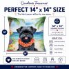 Affenpinscher 6345 Luau Throw Pillow
