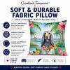 Afghan Hound 6346 Luau Throw Pillow