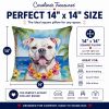 American Bulldog 6350 Luau Throw Pillow