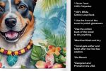 Australian Cattle Dog Luau Kitchen Towel