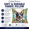 Australian Cattle Dog 6357 Luau Throw Pillow