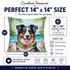Australian Shepherd 6358 Luau Throw Pillow