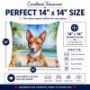 Basenji 6360 Luau Throw Pillow
