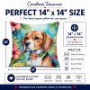 Beagle 6363 Luau Throw Pillow