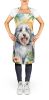 Bearded Collie Luau Apron