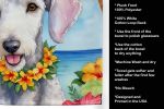 Bedlington Terrier Luau Kitchen Towel