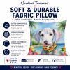 Bedlington Terrier 6365 Luau Throw Pillow
