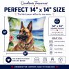 Belgian Malinois 6366 Luau Throw Pillow