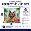 Belgian Tervuren 6368 Luau Throw Pillow