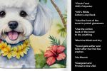 Bichon Frise 2 Luau Kitchen Towel