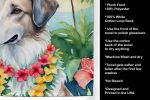 Borzoi 2 Luau Kitchen Towel