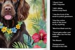 Boykin Spaniel Luau Kitchen Towel