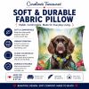 Boykin Spaniel 6390 Luau Throw Pillow