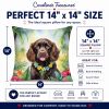 Boykin Spaniel 6390 Luau Throw Pillow