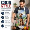 Airedale Terrier Spring Path Garden Apron