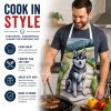 Alaskan Klee Kai Spring Path Garden Apron
