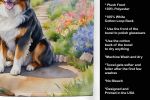 Australian Shepherd Spring Path Garden Kitchen Towel