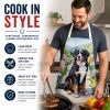 Bernese Mountain Dog Spring Path Garden Apron