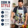 Border Terrier Spring Path Garden Apron