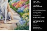 Borzoi 1 Spring Path Garden Kitchen Towel