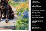 Boykin Spaniel Spring Path Garden Kitchen Towel