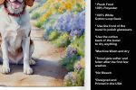 Brittany Spaniel Spring Path Garden Kitchen Towel