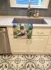 French Bulldog 3 Spring Path Garden Kitchen Towel