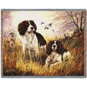 English Springer Spaniel - Cotton Woven Blanket