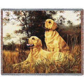 Golden Retriever - Cotton Woven Blanket