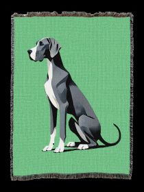 Great Dane 2 Cotton Woven Throw