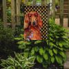 Irish Setter Candy Corn Halloween Garden Flag