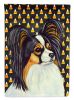 Papillon Candy Corn Halloween Garden Flag