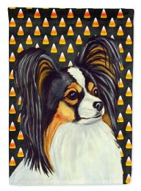 Papillon Candy Corn Halloween Garden Flag
