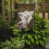 Chinese Crested1 Candy Corn Halloween Garden Flag