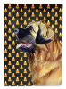 Leonberger Candy Corn Halloween Garden Flag