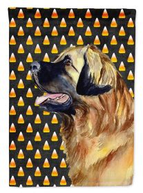 Leonberger Candy Corn Halloween Garden Flag