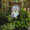 Old English Sheepdog Candy Corn Halloween Garden Flag