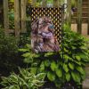 Newfoundland Candy Corn Halloween Garden Flag