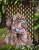Newfoundland Candy Corn Halloween Garden Flag